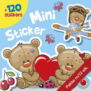 12-pak SSS mini-stickers Bamser